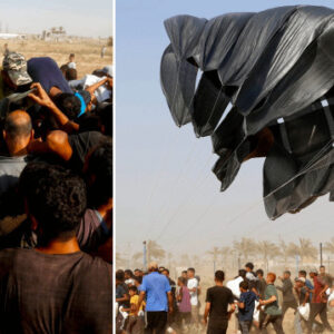 gazzeye havadan insani yardim malzemeleri indirildi ed3zwhda