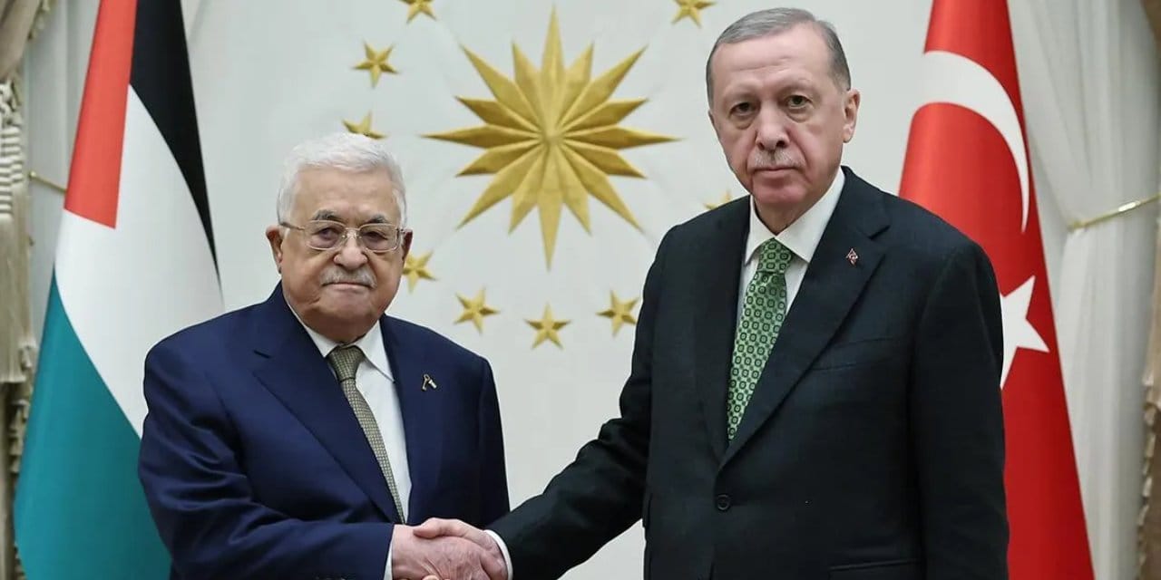 erdogan ve mahmud abbas sarayda bir araya geldi JTEziCXG
