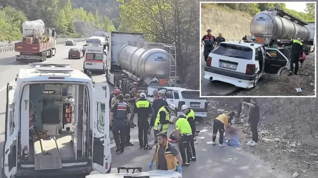 otomobil park halindeki asit yuklu tankere carpti 1i bebek 5 yarali sXz5uFYb