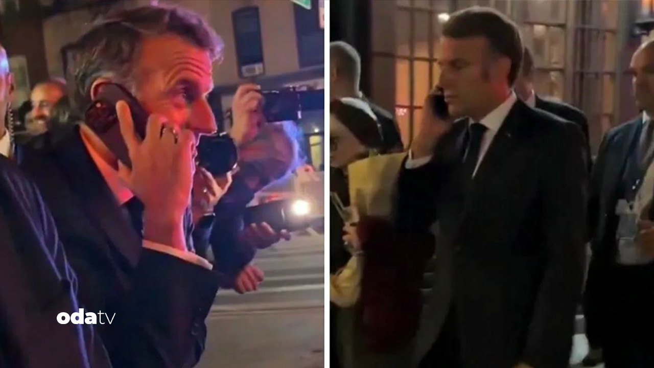 trumpin konvoyu macronun onunu kesti arayip yolu ac dedi 19AiMCn7