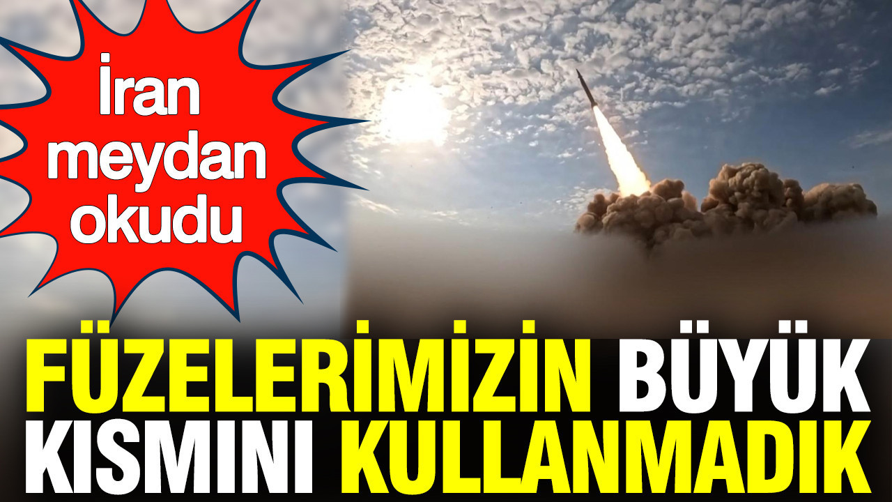 İran, Füze Gücünün Büyük Bir Kısmının Hala Kullanılmadığını Açıkladı