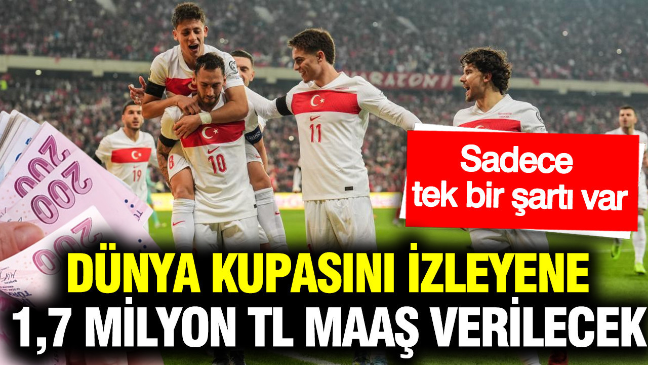 Dünya Kupası’nda Maçları İzleyene 1,7 Milyon TL: Eşsiz İş İmkanları Başladı!